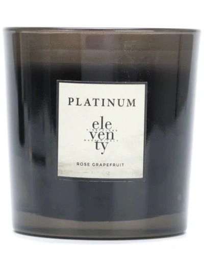 Eleventy Rose Grapefruit Scented Candle (1.3kg) In Black