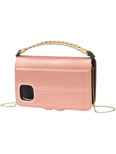 Shop Fendi Ff Iphone 11 Pro Pouch In Pink