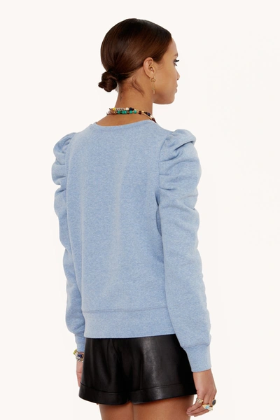 Shop Rebecca Minkoff Janine Sweatshirt In Heather Denim