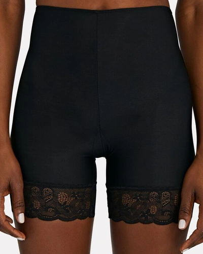 Shop Only Hearts Second Skin Lace-trimmed Bike Shorts In Black