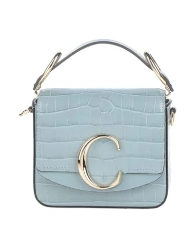 Shop Chloé Handbags In Sky Blue