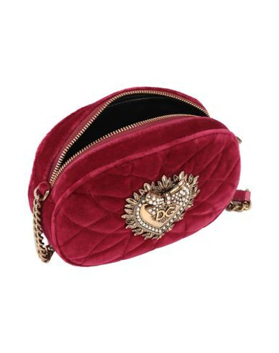 Shop Dolce & Gabbana Handbags In Garnet