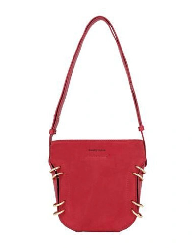 Shop See By Chloé Alvy Bucket Bag Woman Cross-body Bag Red Size - Bovine Leather