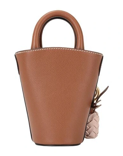 Shop See By Chloé Cecilya Mini Tote Bag Woman Handbag Brown Size - Bovine Leather