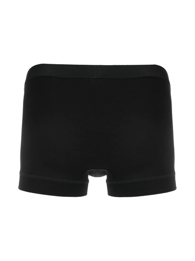 Shop Dsquared2 Set Of Two Logo Boxers In Black
