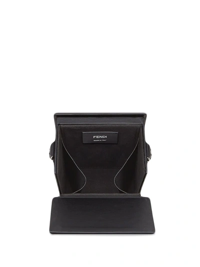 Shop Fendi Vertical Box Shoulder Bag In Black