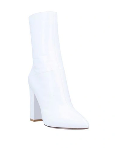 Shop Valentino Ankle Boots In White