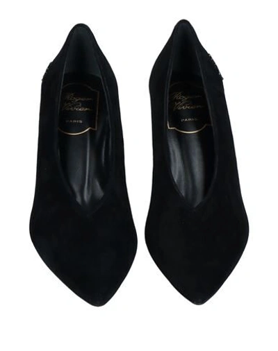 Shop Roger Vivier Woman Pumps Black Size 7.5 Soft Leather