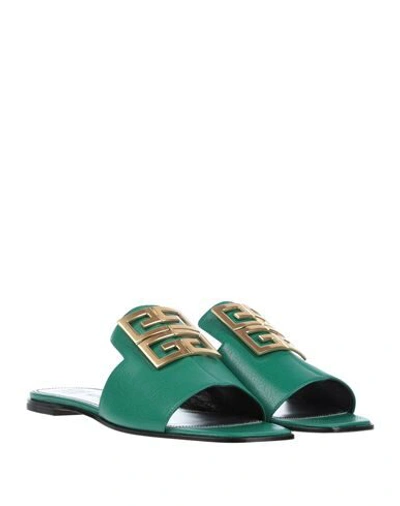Shop Givenchy Sandals In Green