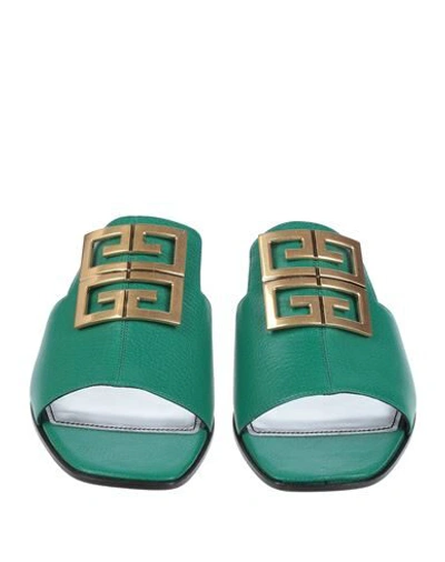 Shop Givenchy Sandals In Green