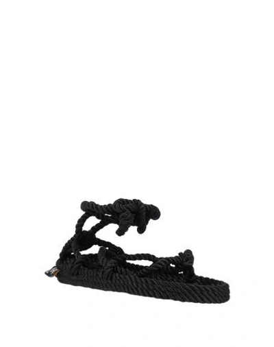 Nomadic State Of Mind Toe Strap Sandals In Black