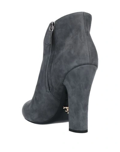 Shop Prada Ankle Boots In Lead