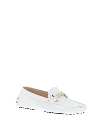 Tod's Loafers In White