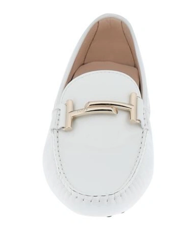 Tod's Loafers In White