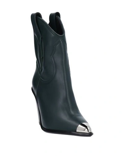 Shop Materia Prima By Goffredo Fantini Ankle Boots In Dark Green