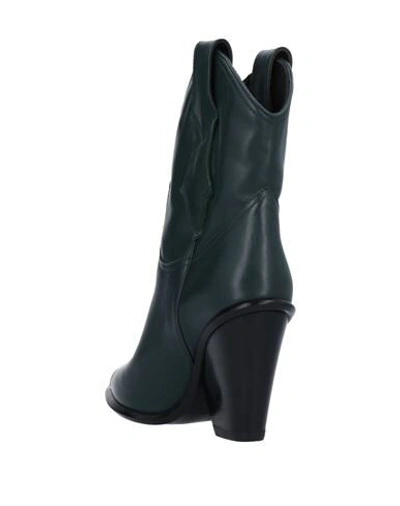 Shop Materia Prima By Goffredo Fantini Ankle Boots In Dark Green
