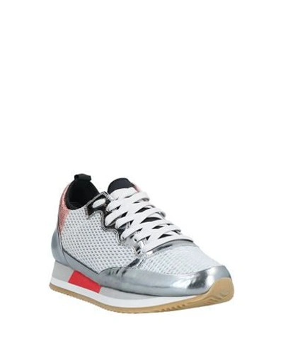 Philippe Model Sneakers In Silver