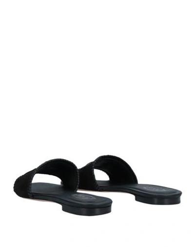 Shop Tod's Sandals In Black