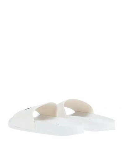 Shop Chiara Ferragni Woman Sandals White Size 5 Rubber