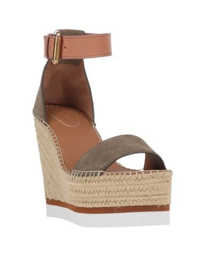 Shop See By Chloé Sandals In Khaki