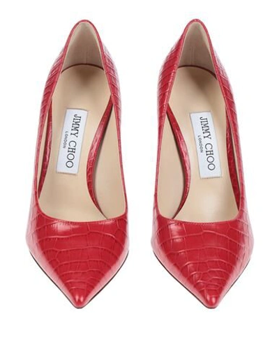 Shop Jimmy Choo Pumps In Red