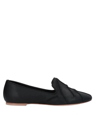 Shop Anna Baiguera Woman Loafers Black Size 6 Soft Leather
