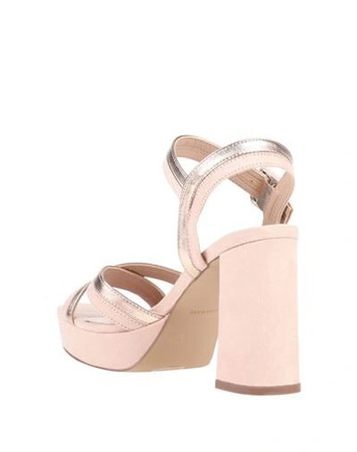 Shop Maria Mare Sandals In Pale Pink