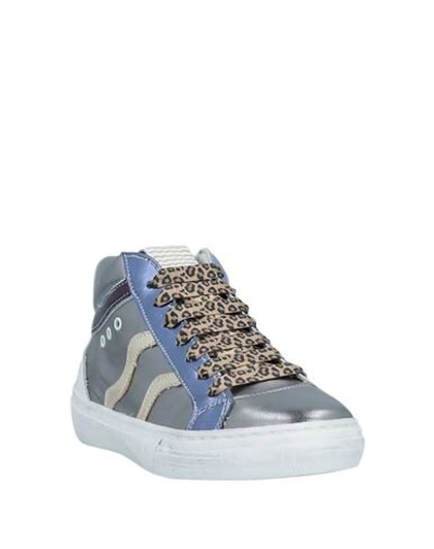 Shop Piranha Sneakers In Silver