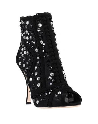 Dolce & Gabbana Ankle Boots In Black