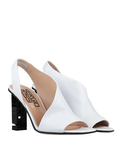 Sergio Rossi Sandals In White