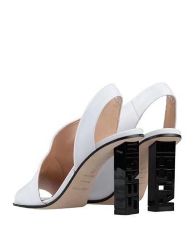 Sergio Rossi Sandals In White