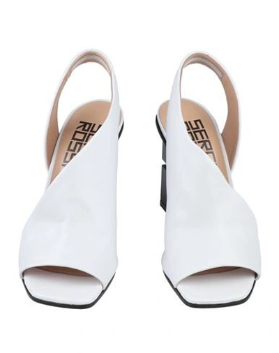 Sergio Rossi Sandals In White