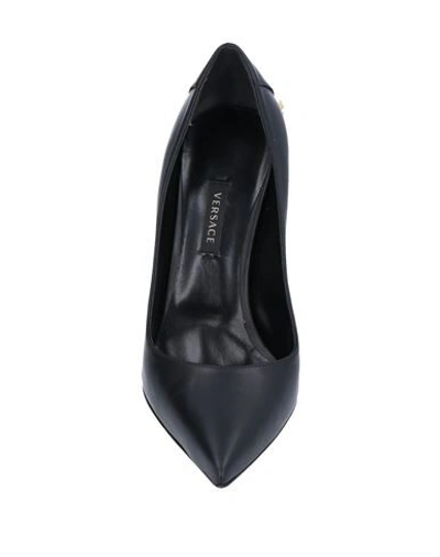 Shop Versace Pumps In Black