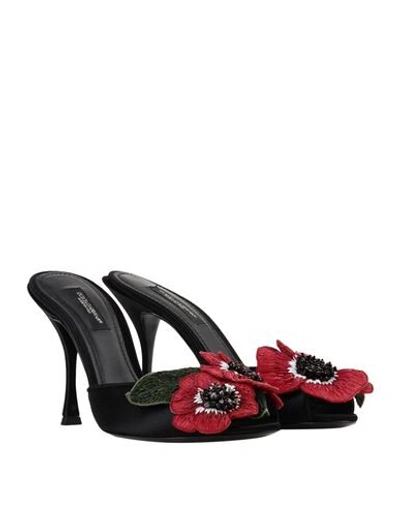 Dolce & Gabbana Sandals In Black