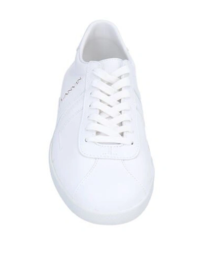 Shop Lanvin Sneakers In White