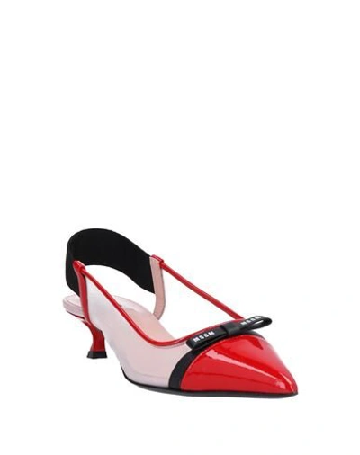 Shop Msgm Pumps In Red