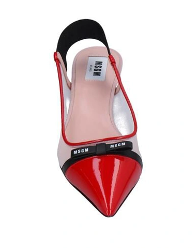 Shop Msgm Pumps In Red