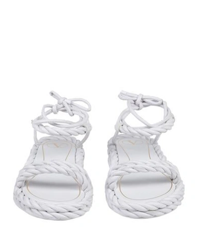 Valentino Sandals In White
