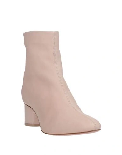 Shop Anna Baiguera Woman Ankle Boots Light Pink Size 6 Soft Leather