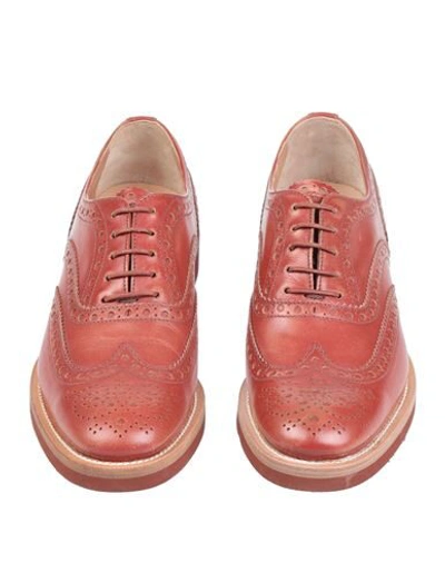 Shop Church's Lace-up Shoes In Rust