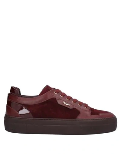 Shop Magli By Bruno Magli Sneakers In Maroon