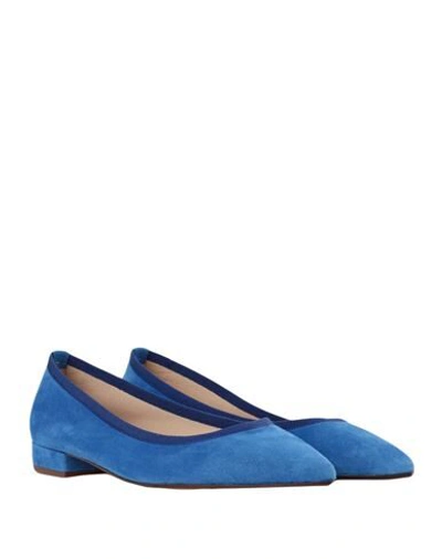 Shop Ballerette Campo Marzio Woman Ballet Flats Bright Blue Size 8 Soft Leather