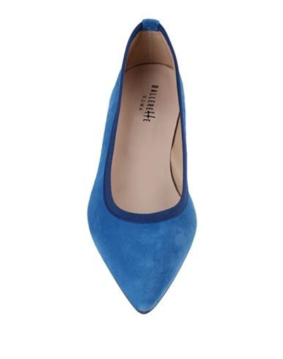 Shop Ballerette Campo Marzio Woman Ballet Flats Bright Blue Size 8 Soft Leather