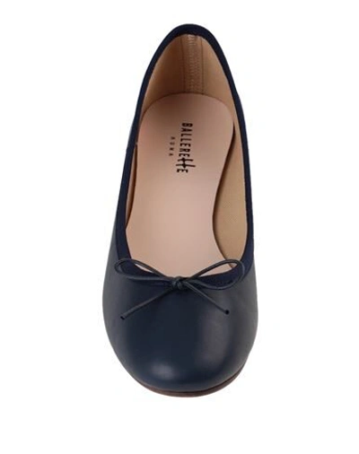 Ballerette Ballet Flats In Blue