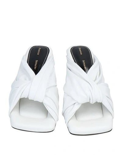 Shop Proenza Schouler Sandals In White