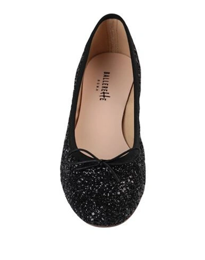 Ballerette Ballet Flats In Black