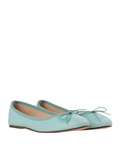 Shop Ballerette Colonna Woman Ballet Flats Light Green Size 8 Soft Leather