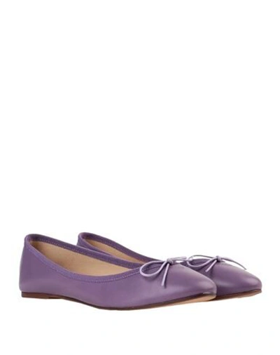 Shop Ballerette Colonna Woman Ballet Flats Light Purple Size 6 Soft Leather