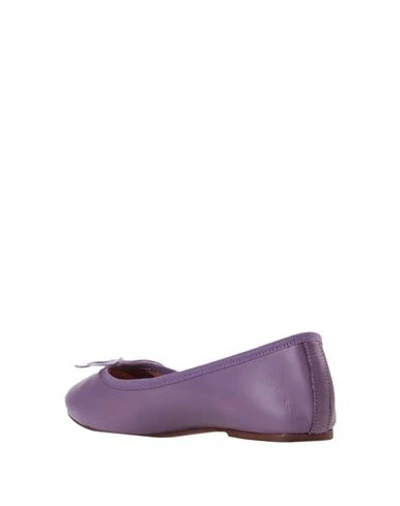 Shop Ballerette Colonna Woman Ballet Flats Light Purple Size 8 Soft Leather