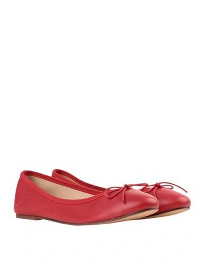 Shop Ballerette Colonna Woman Ballet Flats Red Size 8 Soft Leather